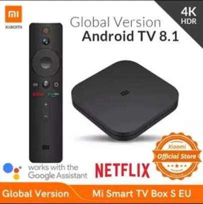 Xiaomi mi box S 4k (Versão Global) | R$388