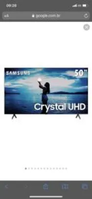 Smart Tv Samsung Crystal UHD 50’ 4K | R$ 2250