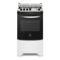 Fogão 4 Bocas Electrolux Branco Automático com Timer Digital e Forno de 70L (52LBR) - Bivolt | R$1.099