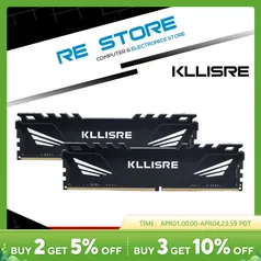 [Taxa Inclusa] Kllisre Memoria RAM DDR4 8GB 3200 X 2PCS