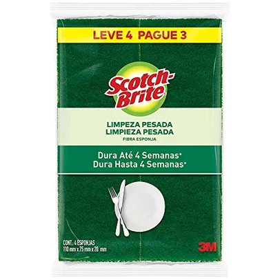 3M, Scotch Brite, Esponja Multiuso, Leve 4 Pague 3