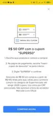 [Primeira Compra] Cupom Mercado Livre R$50 OFF em Supermercado