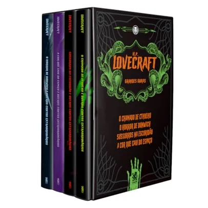 Grandes Obras de H.P Lovecraft | Box com 4 Livros