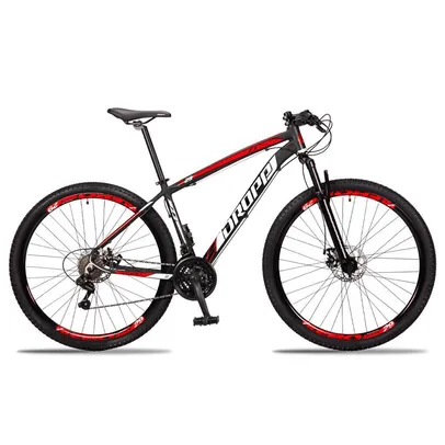 Bicicleta aro 29 Dropp Z3 câmbio shimano 21v freio a disco mecânico com suspensão