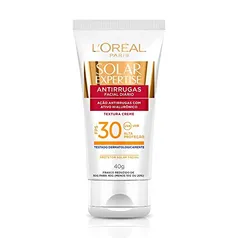 Protetor Solar Facial L'Oréal Paris Solar Expertise Antirrugas FPS 30, 40g