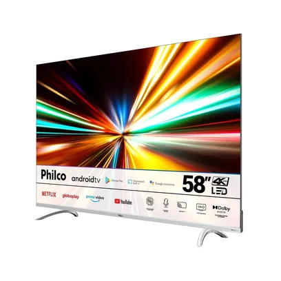 Product photo Smart Tv 58 Philco 4K PTV58GAGSKSBL Android Led Dolby Audio