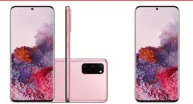 (PRIME C/AME R$4200) Smartphone Samsung Galaxy S20 - Cloud Pink