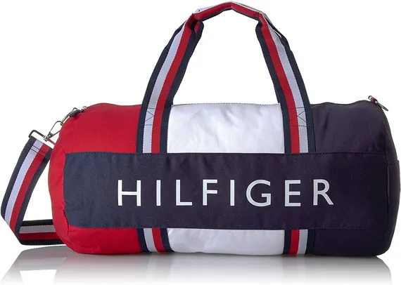 Tommy Hilfiger Bolsa de viagem Patriot Colorblock, Azul-marinho/vermelho/branco, One Size