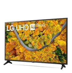 Smart TV 4K LG LED 50 com ThinQ AI, Google Assistente, Alexa, Controle Smart Magic e Wi-Fi - 50UP75