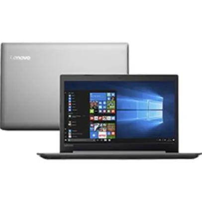 [Cartão Americanas] Notebook Lenovo Ideapad 320 Intel® Core i5-7200u 8GB 1TB Tela 15,6" Windows 10 - Prata por R$ 1900