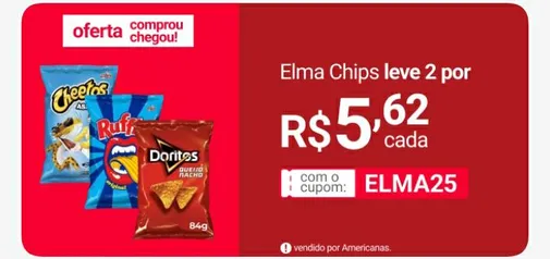 Cheetos Onda Requeijão Elma Chips Pacote 140g