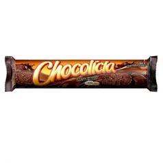 [5 unidades] Biscoito de Chocolate Recheado Chocolícia 132g