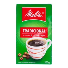 Café Tradicional Torrado e Moído Melitta 250g