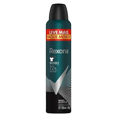 Antitranspirante Aerossol Invisible 250Ml Leve Mais Pague Menos, Rexona (A embalagem pode variar)