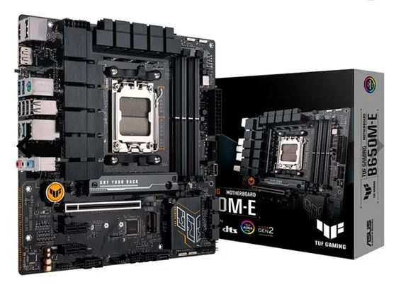 PLACA MAE ASUS TUF GAMING B650M-E, DDR5, SOCKET AMD AM5, M-ATX, CHIPSET AMD B650, TUF-GAMING-B650M-E