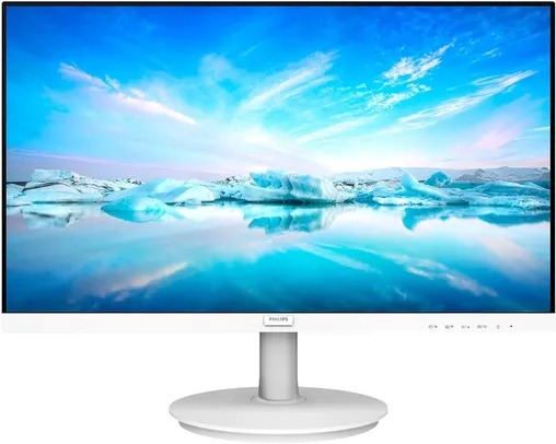 PHILIPS Monitor Branco 21.5", pequeno, 221V8LW