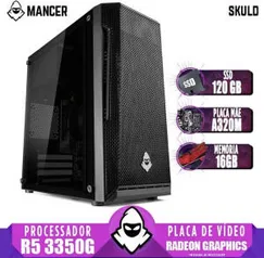 PC Gamer Mancer AMD Ryzen 5 3350G Radeon Graphics Placa Mãe A320M 16GB 120GB 400W