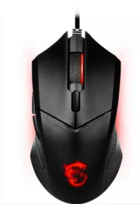 Mouse Gamer MSI Clutch GM08 4200DPI Preto, CLUTCH GM08