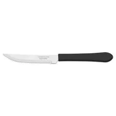 Faca Para Churrasco Inox 4 Leme Preta Tramontina