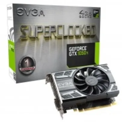 EVGA Geforce GTX 1050Ti SC Gaming 4GB  R$ 674,99