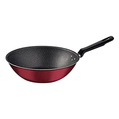 Wok Tramontina Loreto em Alumínio com Revestimento Interno e Externo Antiaderente Starflon Max Vermelho 28 cm 3,6 L