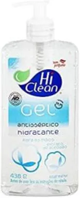 Gel Antiseptico 70% Hi Clean, Extrato de Algodão, 500 Ml R$20