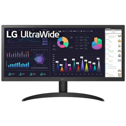 Monitor LG Ultrawide 26 Polegadas, Ips Full HD 21:9 (2560 X 1080), HDR10, AMD Freesync 1ms (MBr) 75hz - 26wq500-b.awzm