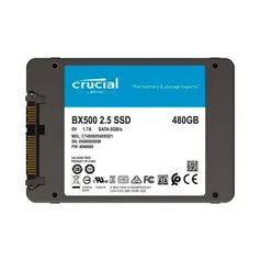 [CUPOM + AME] SSD CRUCIAL BX500 480GB - CT480BX500SSD1