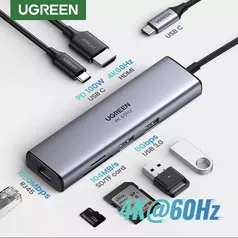 Hub Usb Ugreen 60hz 4k 60hz C Usb Para Hdmi 2.0