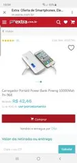 Carregador portátil pineng 10000mah