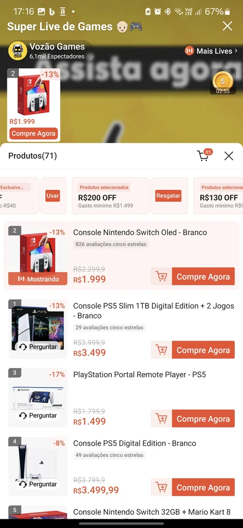 Imagen na descrição da promoção