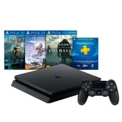 Video Game Playstation 4 Slim Bundle Hits 3 Sony - Bivolt R$1899