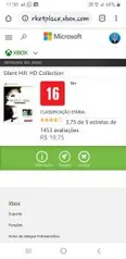 Silent Hill Colection HD (compatível com one)