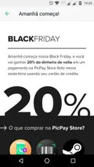 20% OFF no PicPay na Store