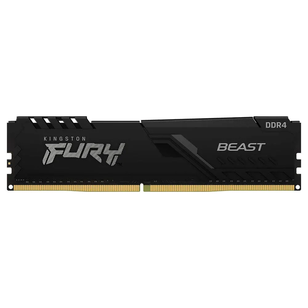 Imagem do produto Memória Ram Kingston Fury Beast DDR4 8GB 3200Mhz - Preto (kf432c16bb-8)
