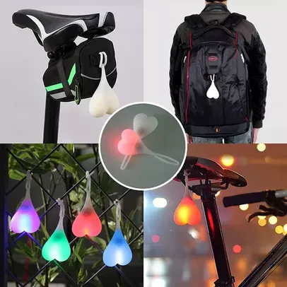 Luz dae bicicleta criativa (4 cores)