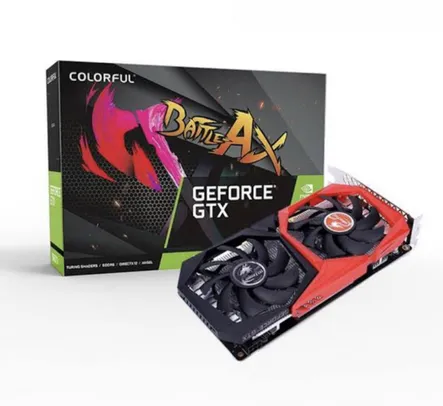Placa de Vídeo Colorful GeForce GTX 1650 NB 4GD6-V, 4GB, GDDR6, 192bit, 212327112838 | R$ 1999