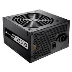 Fonte Corsair VS500, 500W, 80 Plus - CP-9020223-BR | R$350