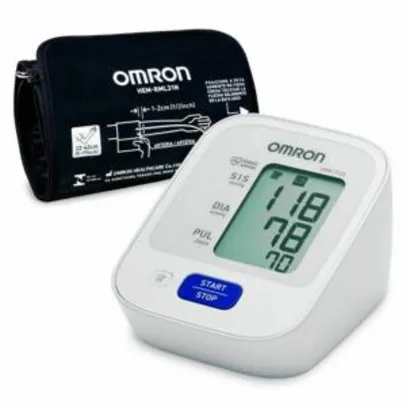 Monitor de Pressão Arterial Omron Automático de Braço HEM-7122 | R$ 138