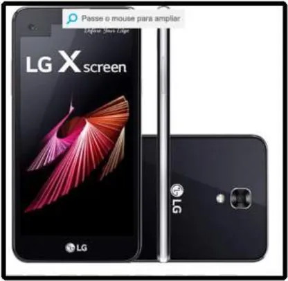 [Submarino] Smartphone LG X Screen Dual Chip Desbloqueado Android 6.0 Tela 4.8''16GB Wi-Fi 4G Câmera 13MP - Preto por R$ 934