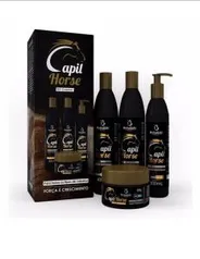 Kit Crescimento dos Cabelos Crina de Cavalo - Capil Horse R$25