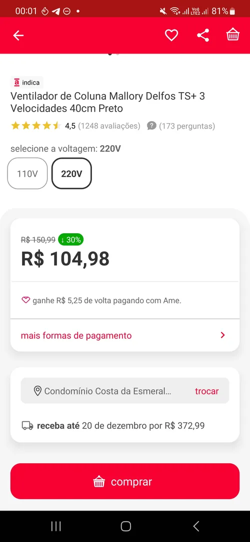 Imagen na descrição da promoção