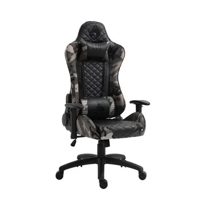 Cadeira Gamer Fox Racer Extreme com Almofadas Reclinável Descanso de Braço - Camuflada