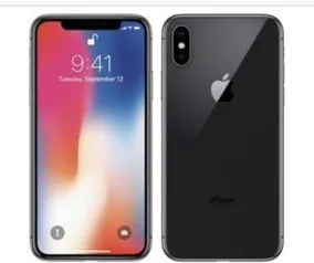 iPhone X 64GB Cinza Espacial Tela 5.8" iOS 11 4G Câm 12MP - Proc A11 Bionic - Apple - R$3998