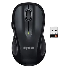 Mouse Sem Fio Logitech M510 com Conexão USB Unifying e Pilha Inclusa