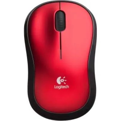 Saindo por R$ 41,29: Mouse Wireless Logitech M185 Vermelho | Pelando