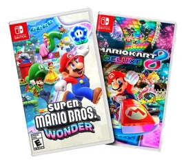 [MELI+] Combo Super Mario Bros Wonder E Mario Kart 8 Deluxe Switch