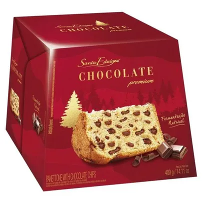 [Regional] Panettone Premium com Gotas de Chocolate 400g - Santa Edwiges