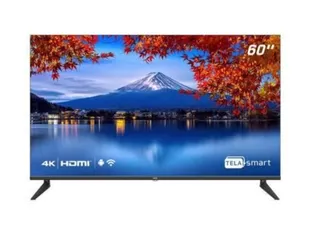 Smart TV HQ 60 Polegadas 4K, UHD, HDR, Tela Sem Bordas, Android 11, Sistema Ultrasound, Design Slim,