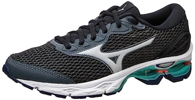 Tênis Mizuno Frontier 13, Unissex, Preto/Verde, 37